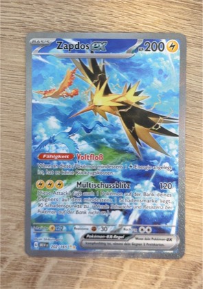 Zapdos ex, graded 8.5