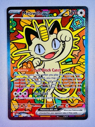 Meowth ex, graded 8.0