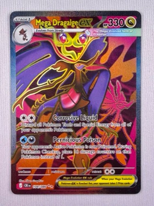 Mega Dragalge ex, graded 8.0