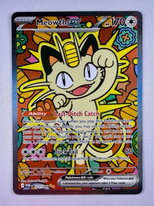 Meowth ex, graded 3.0