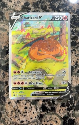 Charizard V, graded 9.0