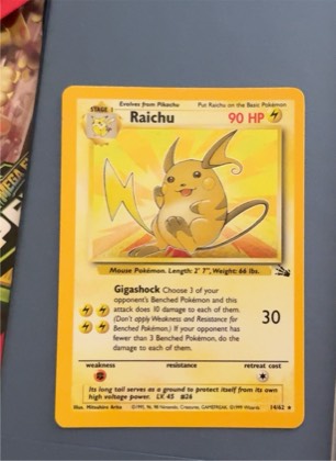 Raichu (14), graded 7.0
