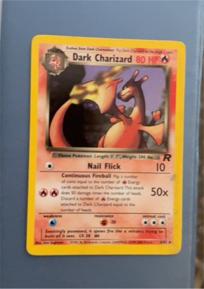 Dark Charizard (4) graded 6 & below