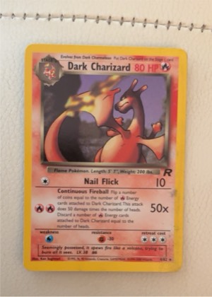 Dark Charizard (4), graded 4.5