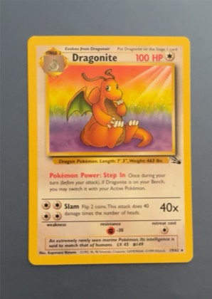 Dragonite (19), graded 5.0