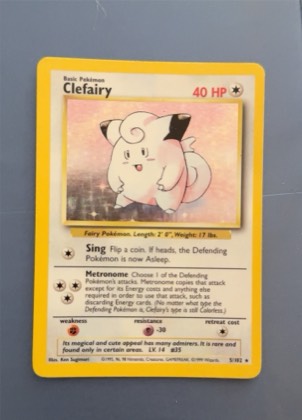Clefairy graded 6 & below