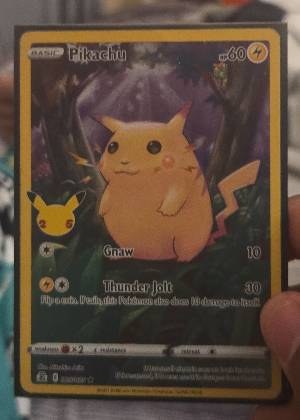 Pikachu, graded 8.5