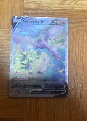 Aerodactyl V (Alternate Full Art), graded 8.5