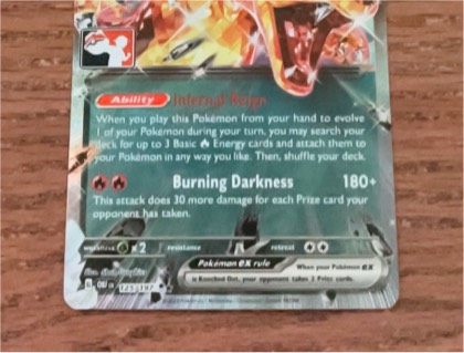 Charizard ex, graded 9.5