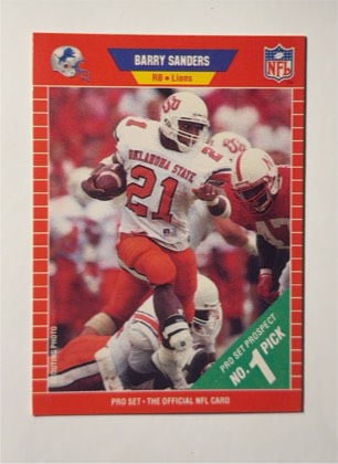 Barry Sanders graded 7