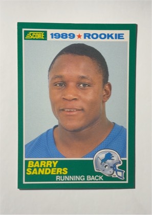 Barry Sanders, graded 7.5