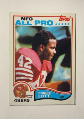 Ronnie Lott, graded 2.5