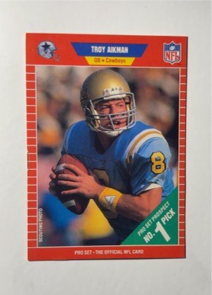 Troy Aikman graded 8