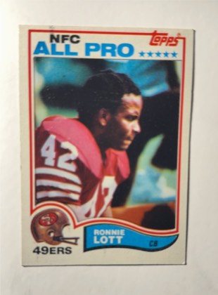 Ronnie Lott graded 6 & below