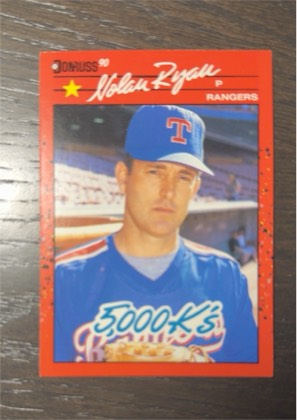 Nolan Ryan, graded 7.5