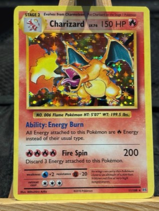 Charizard graded 8.5