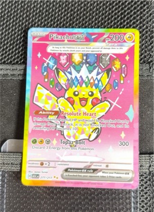 Pikachu ex, graded 9.0