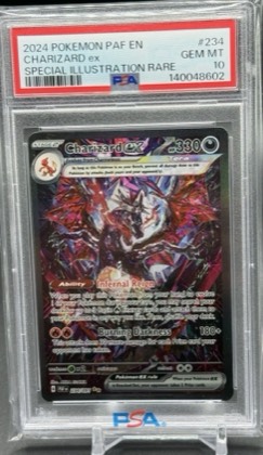 Charizard ex, graded 10.0