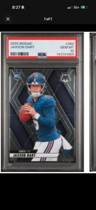 Jaxson Dart graded 9.5