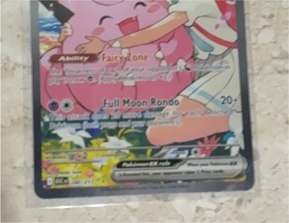 Clefable ex, graded 9.0