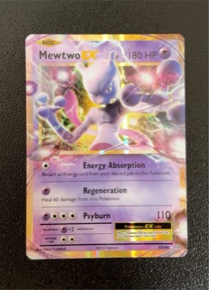 Mewtwo EX graded 7