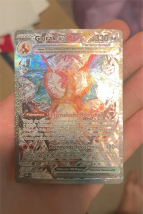 Glurak EX, graded 9.5