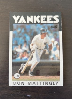 Don Mattingly, graded 8.5