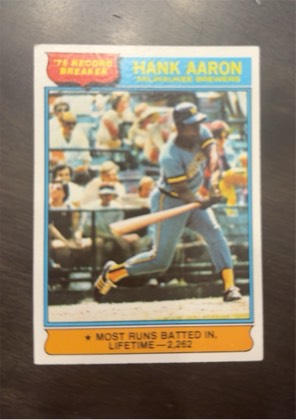Hank Aaron, graded 2.5