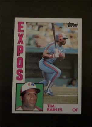 Tim Raines graded 8