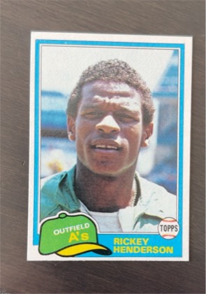 Rickey Henderson, graded 5.0