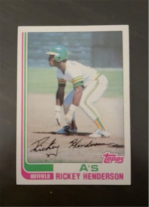 Rickey Henderson, graded 7.0