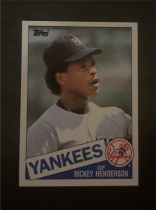 Rickey Henderson, graded 2.5