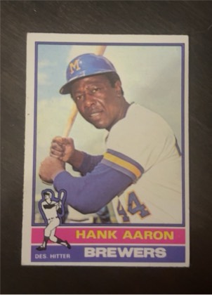 Hank Aaron graded 7