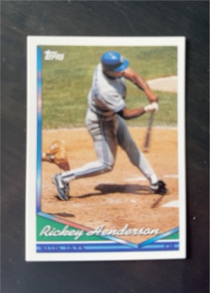 Rickey Henderson graded 8.5