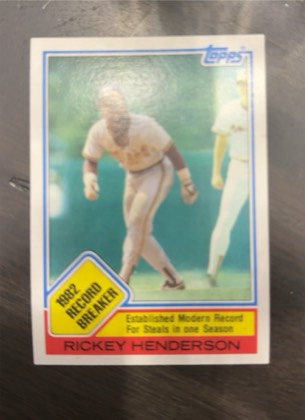 Rickey Henderson, graded 5.0