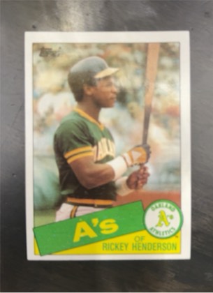 Rickey Henderson, graded 9.0