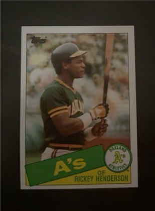 Rickey Henderson, graded 2.5