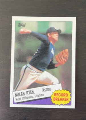 Nolan Ryan, graded 7.5