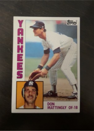 Don Mattingly graded 8.5