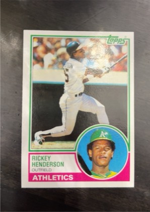 Rickey Henderson, graded 9.0