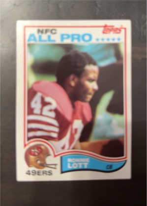 Ronnie Lott, graded 5.0