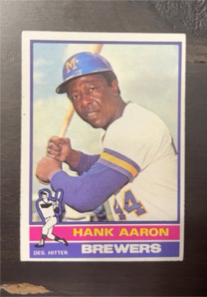 Hank Aaron, graded 2.5