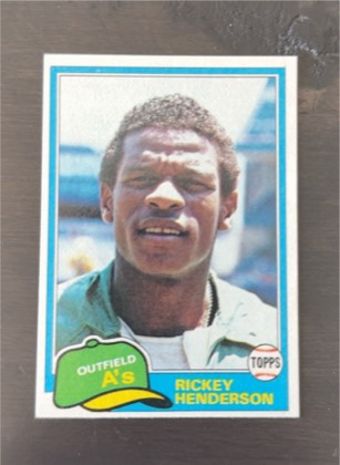 Rickey Henderson, graded 5.0
