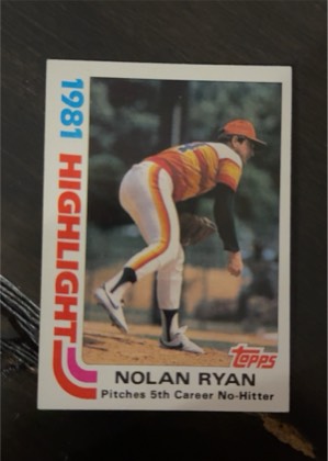 Nolan Ryan, graded 7.0