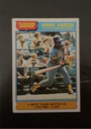 Hank Aaron graded 6 & below