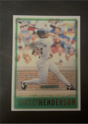 Rickey Henderson, graded 5.0