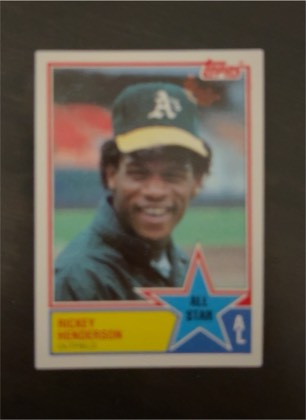 Rickey Henderson, graded 6.0