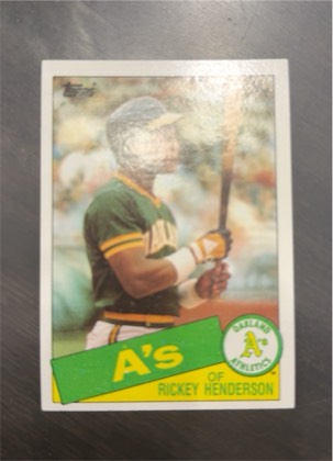 Rickey Henderson, graded 5.0