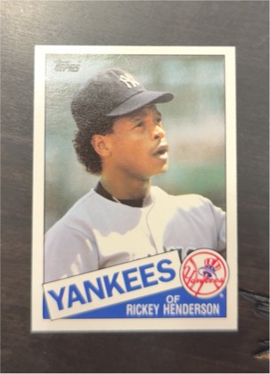 Rickey Henderson, graded 9.5