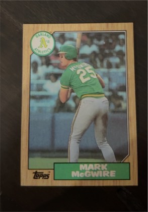 Mark McGwire, graded 7.5